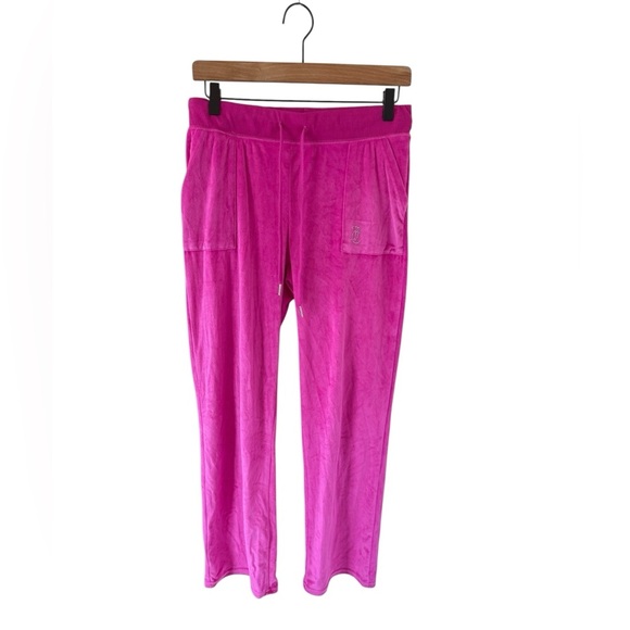 Juicy Couture Fuchsia Velour Sweatpants - Picture 4 of 5
